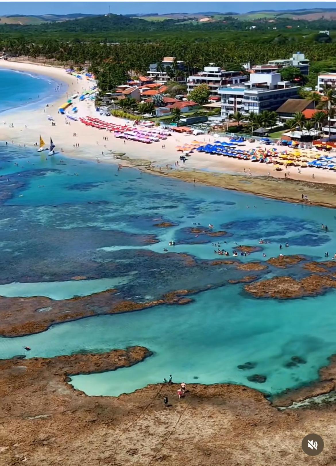 Resort Beira Mar Em Porto De Galinhas - Cupe Beach Living Pôrto das Galinhas Zewnętrze zdjęcie